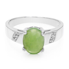 Imperial Chrysoprase Silver Ring