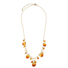 Sunrise Baltic Amber Silver Necklace
