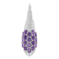 Amethyst Silver Pendant (Remy Rotenier)