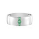 Russian Emerald Silver Ring (de Melo)