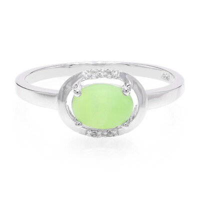 Chrysoprase Silver Ring