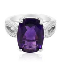 Moroccan Amethyst Silver Ring
