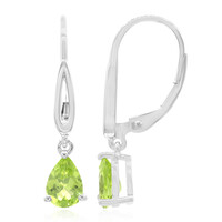Peridot Silver Earrings