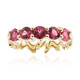 9K AAA Brazilian Rubelite Gold Ring (de Melo)