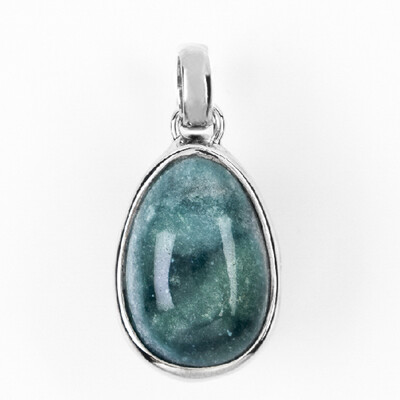 Ocelot Jasper Silver Pendant
