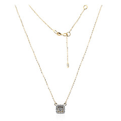 18K IF (D) Diamond Gold Necklace