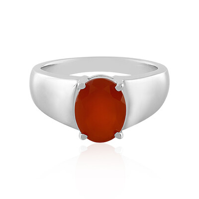 Carnelian Silver Ring