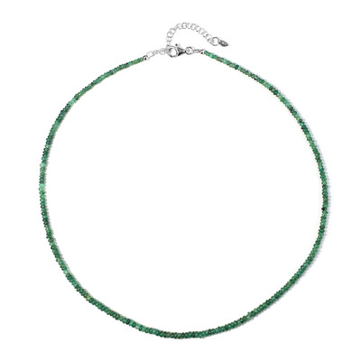 Socoto Emerald Silver Necklace