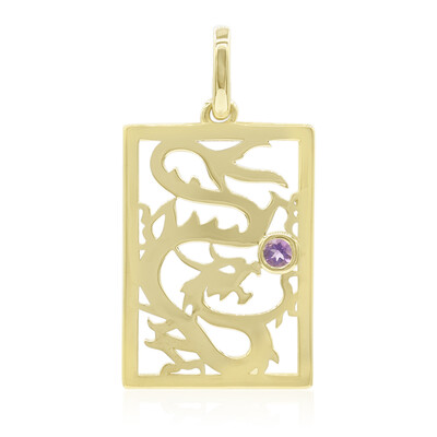 Amethyst Silver Pendant