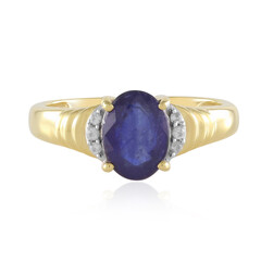 Madagascar Blue Sapphire Silver Ring