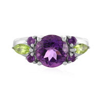 Uruguayan Amethyst Silver Ring