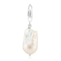 White Freshwater Pearl Silver Pendant (TPC)