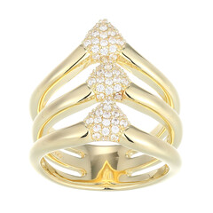 Zircon Silver Ring (Adela Silber)