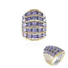 Tanzanite Silver Ring (Gems en Vogue)