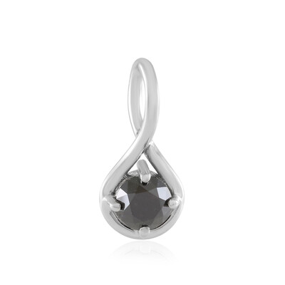 9K Black Diamond Gold Pendant