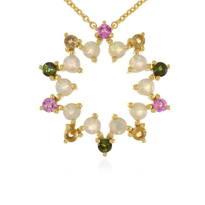 Welo Opal Silver Necklace
