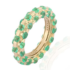 9K Colombian Emerald Gold Ring (de Melo)