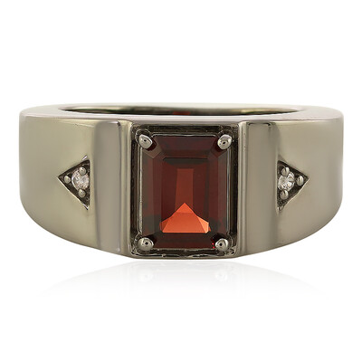 Indian Garnet Silver Ring