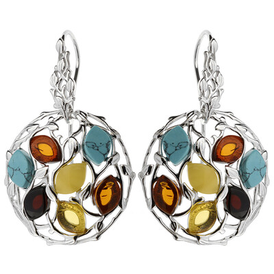 Baltic Amber Silver Earrings (dagen)