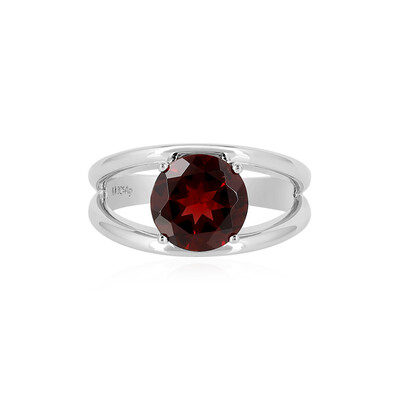 Mozambique Garnet Silver Ring