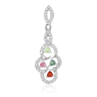 Paraiba Tourmaline Silver Pendant