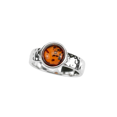 Baltic Amber Silver Ring (dagen)