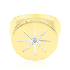 I1 (G) Diamond Silver Ring