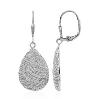 Zircon Silver Earrings