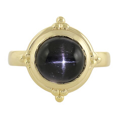 Indian star diopside Silver Ring