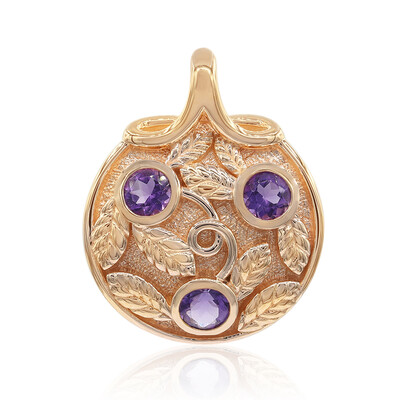 Amethyst Silver Pendant