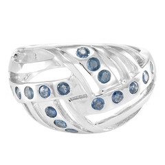 Laos Sapphire Silver Ring