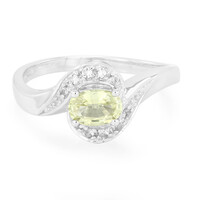Brazilian Chrysoberyl Silver Ring