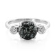 Snowflake Obsidian Silver Ring