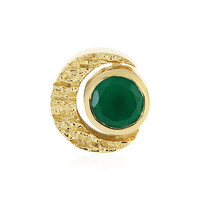 Green Onyx Silver Pendant