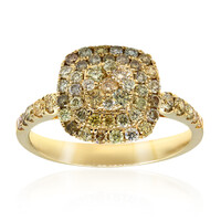 14K SI2 Fancy Diamond Gold Ring (CIRARI)