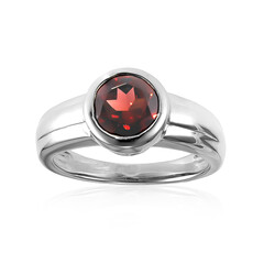 Mozambique Garnet Silver Ring