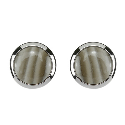 Holy Cross Flint Stone Silver Earrings (dagen)