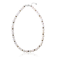 Golden Hematite Silver Necklace (TPC)