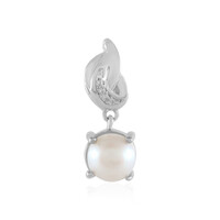 White Freshwater Pearl Silver Pendant