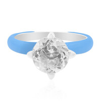White Topaz Silver Ring
