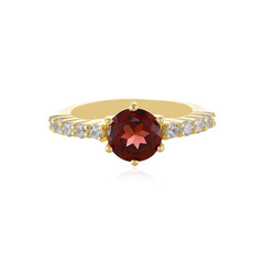 Mozambique Garnet Silver Ring