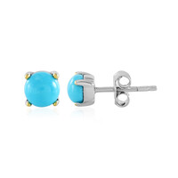 Sleeping Beauty Turquoise Silver Earrings (Faszination Türkis)