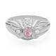 Padparadscha Sapphire Silver Ring