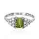 Cuprian Tourmaline Silver Ring