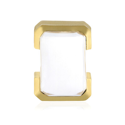 White Quartz Silver Pendant