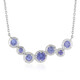Tanzanite Silver Necklace