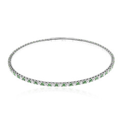 14K AAA Kenya Tsavorite Gold Bangle (CIRARI)