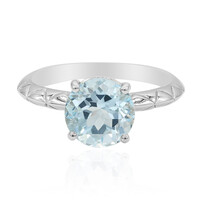 Sky Blue Topaz Silver Ring