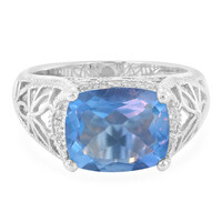 Colour Change Fluorite Silver Ring