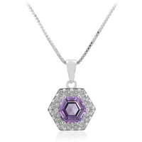 Amethyst Silver Necklace